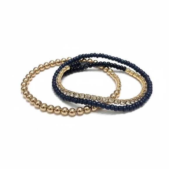 Multi-strand beaded bracelet 6.5” - Picture 6 of 6